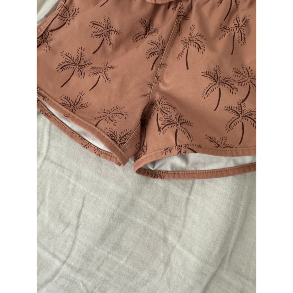Rylee + Cru Kids Palm Tree Print Swim Trunks 12-18 Months - Picture 4 of 7